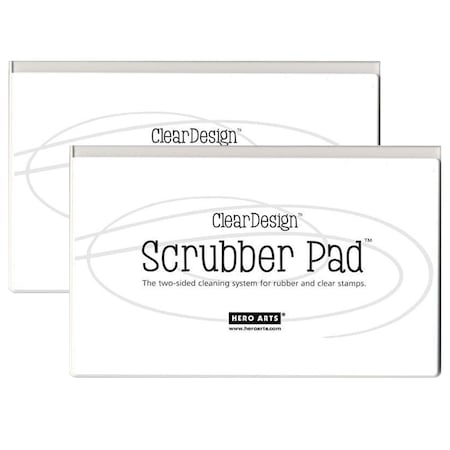 Hero Arts Clear Design Scrubber Pad, PK2 NK301